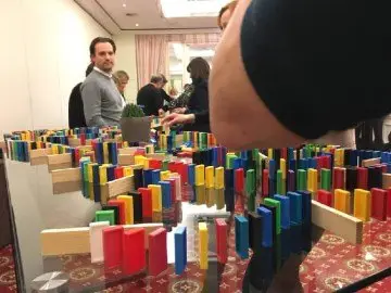 Teamevent Dominorallye - Teambuilding