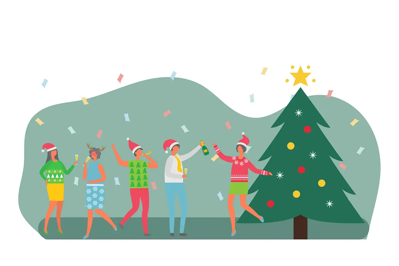Nachhaltige Weihnachtsfeier für Unternehmen